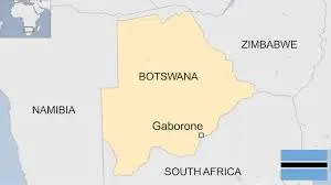 Botswana map image
